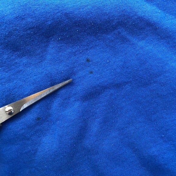 Gildan Mens Sweatshirt 5XL Crewneck Blue Heavy Blend Pullover Classic FLAWS - Picture 7 of 15